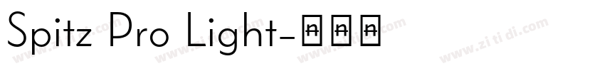 Spitz Pro Light字体转换 Spitz Pro Light字体转换